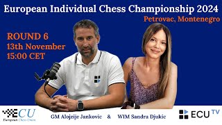 European Individual Chess Championship 2024  Round 6 Live [upl. by Enomed]