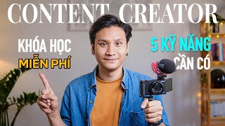 LỘ TRÌNH bài bản để trở thành Content Creator năm 2024 [upl. by Sesylu]