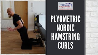 Plyometric Nordic hamstring curls Technique video [upl. by Cleres]