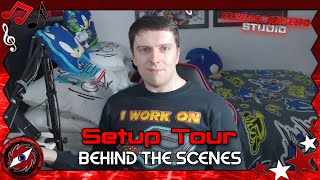 ULTRASONICHERO STUDIO  Setup Tour Behind The Scenes [upl. by Novert]