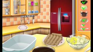 Sara cooking games Tiramisu online game [upl. by Nosecyrb716]