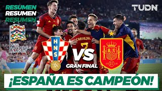 Highlights  Croatia vs Spain  UEFA Nations League  Final  TUDN [upl. by York213]