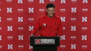 Nebraska Football Dylan Raiola Northern Iowa postgame [upl. by Ansley]