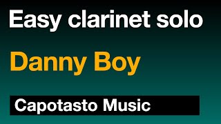 Free clarinet sheet music notes Danny Boy Londonderry Air [upl. by Ikram]