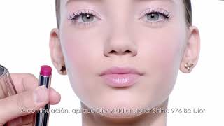 Dior Addict Stellar Shine  ¿Cómo conseguir unos labios brillantes con efecto purpurina [upl. by Ahsetra]