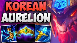 KOREAN CHALLENGER INSANE SOLO CARRY WITH AURELION SOL  CHALLENGER AURELION MID GAMEPLAY  1320 [upl. by Erdda]