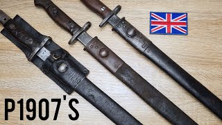 British P1907 bayonets as used in WW1 [upl. by Brian692]