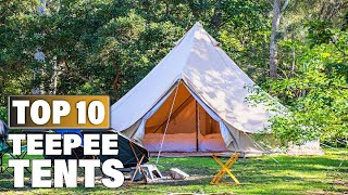 Best Teepee Tents in 2024 Top 10 Picks [upl. by Eugatnom]