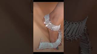 Payal ka design dikhaolatest silver anklets designs payal anklets trending [upl. by Platto726]