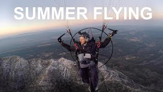 Paramotor flight to Mount Sainte Victoire [upl. by Neivad155]