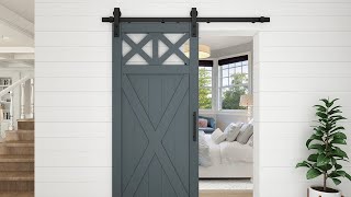 Learn how to hang a bifold barn door and save your money doing it yourself [upl. by Enyawud]