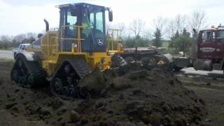 John Deere 764 High Speed Dozer Dozer in Action [upl. by Harty252]