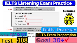 IELTS Listening Practice Test 2024 with Answers Real Exam  408 [upl. by Sukramal]