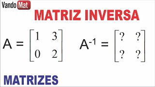 COMO CALCULAR MATRIZ INVERSA USANDO SISTEMA LINEAR sistema matriz matrizinversa [upl. by Duong]