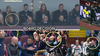 BREAKING Erik Ten Hag SACKING decision see how Sir Jim Manchester United board did Aston Villa [upl. by Ramon]