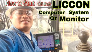 How to start of the LICCON Computer System or MonitorLiebherr ltm110052 [upl. by Enimasaj]