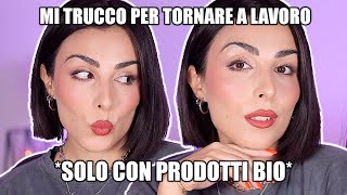 MAKEUP BACK TO SCHOOLOFFICE SOLO CON PRODOTTI BIO😱  AMBRA JESS [upl. by Zumwalt]