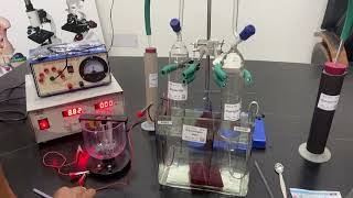 How To Use H Electrolysis water Voltameter Hydrogen gas Lab model workings Parts Abron Hindi [upl. by Mapes376]