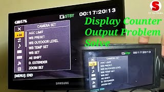 How to On Off Display Outputs for sony nx100  sony pxw z150  sony nx 5r  sony nx200  TC Output [upl. by Merrielle]