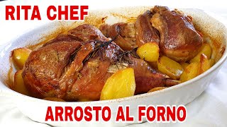 ARROSTO AL FORNO CON PATATE⭐RITA CHEF  Tutti i segreti per ottenerlo tenero e saporito [upl. by Burtie]