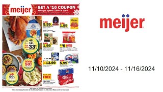 Meijer Weekly Ad US  11102024  11162024 [upl. by Dnar]