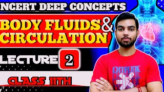 Body Fluids And Circulation Class11th  NEET2025  CBSE2025  Lecture  2 [upl. by Happy84]