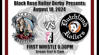 Black Rose Roller Riveters vs Dutchland Rollers Bout  August 18 2024 [upl. by Patsy787]