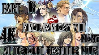 Final Fantasy VIII Remastered Part 16 4K AI Upscaled  ReShade Many Mods Playthrough [upl. by Claudina]