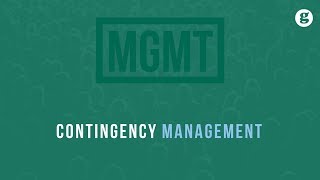 Contingency Management [upl. by Thistle]