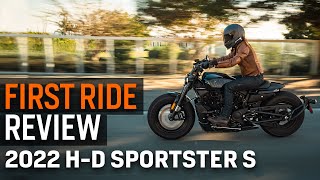 2022 HarleyDavidson Sportster S First Ride Review [upl. by Ultima]