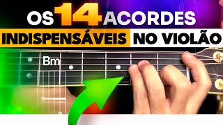 Aula de Violão 14 ACORDES FÁCEIS que todo iniciante deveria saber [upl. by Nyladnarb]