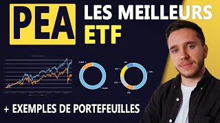 PEA  LES MEILLEURS ETF  Exemples de portefeuilles PEA dETF [upl. by Nyl]