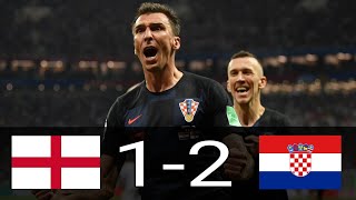 Croacia vs Inglaterra 21 Relato Mariano Closs Mundial Rusia 2018 [upl. by Sorac691]