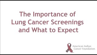 The Importance of Lung Cancer Screenings and What to Expect PSA [upl. by Avivah]