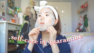 My self care in quarantine Skin Hair Food Workouts [upl. by Brig]