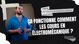 Comment ça fonctionne les cours en Électromécanique de systèmes automatisés au CFP de Lévis [upl. by Pampuch]