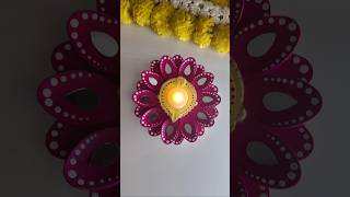 CREATE a LotusInspired Diya Decoration from a WOODEN SPOON [upl. by Zorana]