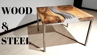 Steel river table build [upl. by Durkee]