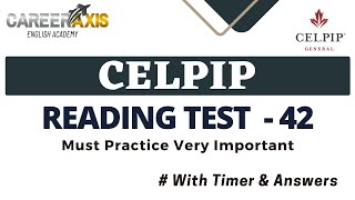 Celpip Reading Mock Test  Celpip Reading Practice Test [upl. by Hamal]