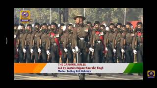 garhwal rifles on rajpath  Republic day prade 2021 garhwalrifles uttrakhand garhwal [upl. by Yna]