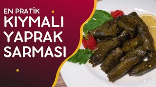 YİYENLER BİR DAHA İSTEYECEK  Kolay Pratik Kıymalı Yaprak Sarma Tarifi [upl. by Bren947]