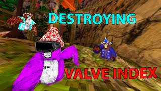 DESTROYING Competitive Lobbies On Valve Index Gorilla Tag VR [upl. by Ojyma959]