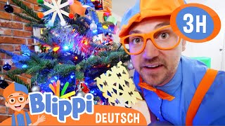 Weihnachtsbaum  Kinderlieder und Cartoons  Blippi  Moonbug Kids Deutsch [upl. by Sension577]