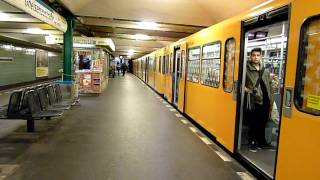 UBahn Berlin Bahnhof Gneisenaustraße U7 HD [upl. by Orsini]