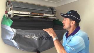 How to Clean a Split System Air Conditioner HydroKleen Brisbane South [upl. by Serafina81]