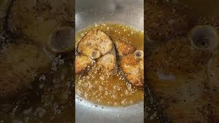 Frying Dorado Fish satisfrying [upl. by Uyr]