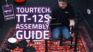 TOURTECH TT12S Electronic Drum Kit Set Up amp Assembly Guide [upl. by Halima]