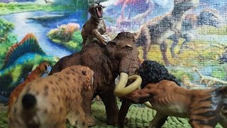 Woolly Mammoth VS Smilodon Pack [upl. by Enhpad74]