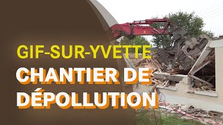 GifsurYvette  le chantier de dépollution radioactive entre dans sa dernière phase [upl. by Aillicirp]