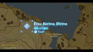 Ex The Champions Ballad Etsu Korima Shrine Part  Quest  Zelda BOTW [upl. by Etom871]